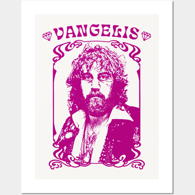 Vangelis  \\ Retro Synth Fan Design Wall Art by DankFutura